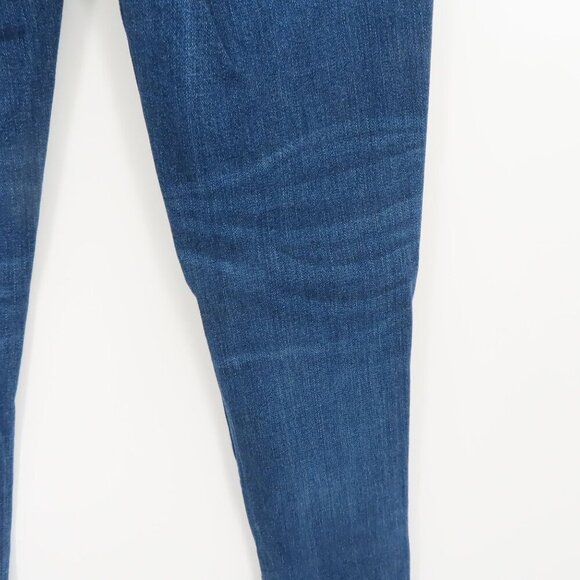 J Brand Womens 27 Raw Hem Blue Denim Jeans Cotton Blend Style JB000355 Pockets - Picture 7 of 12